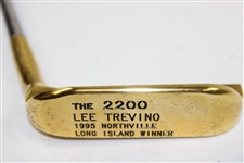 Lee Trevino 1995 Northville Long Island Winner Bobby Grace Gold Plated Putter