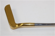 Lee Trevino 1995 Northville Long Island Winner Bobby Grace Gold Plated Putter