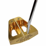 Vijay Singh 2004 Shell Houston Open Winner Bobby Grace Gold Plated Putter