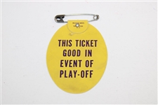 1965 Masters Tournament SERIES Badge #5920 - Jack Nicklaus Winner