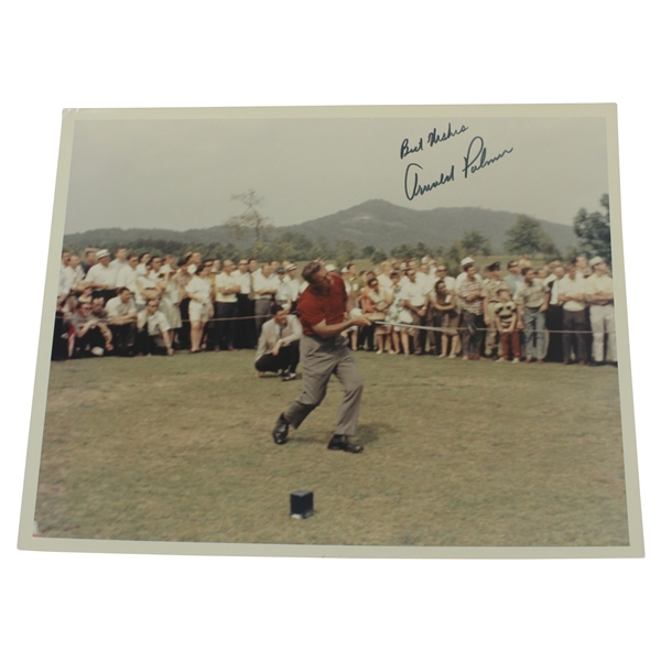 Arnold Palmer Signed Original Photo with Best Wishes JSA ALOA