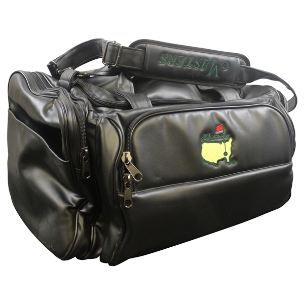 Undated Black Masters Large Leather Travel Bag - Unused
