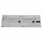 Payne Stewart Signed 1997 PGA Championship at Winged Foot Rnd 2 Scorecard with Steve Elkington JSA ALOA