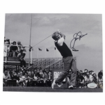 Jack Nicklaus Signed Black & White 8x10 Follow Through Photo JSA #FF56950