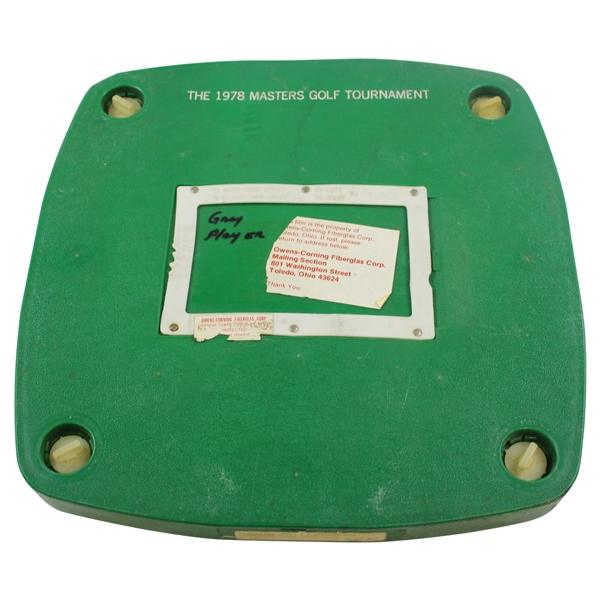 1978 Masters Tournament Reel-to-Reel Color Highlights 16mm Film in Case - Gary Player Win