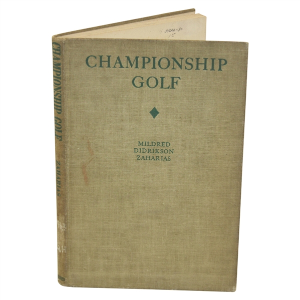 1948 Championship Golf Book by Mildred Didrikson Zaharias