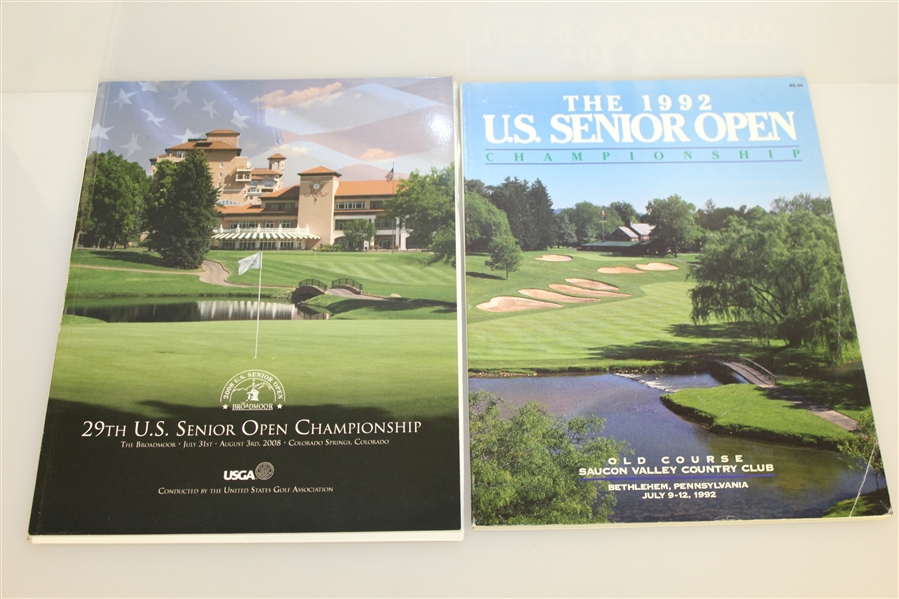 1992, 2008, & 2010 US Senior Open & Sr. PGA Championship Programs