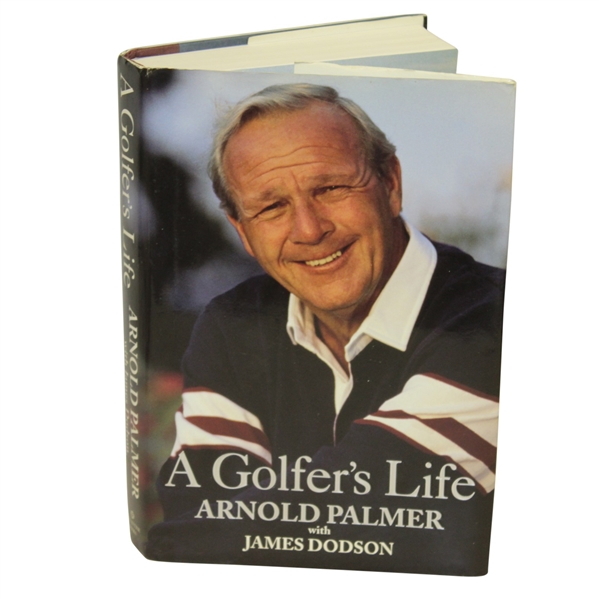 Arnold Palmer Signed & Personalized A Golfers Life Book JSA ALOA