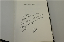 Arnold Palmer Signed & Personalized 'A Golfer's Life' Book JSA ALOA