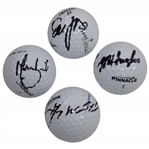 Gary Woodland, McKenzie Hughes, Martin Laird, & Other Signed Golf Ball JSA ALOA