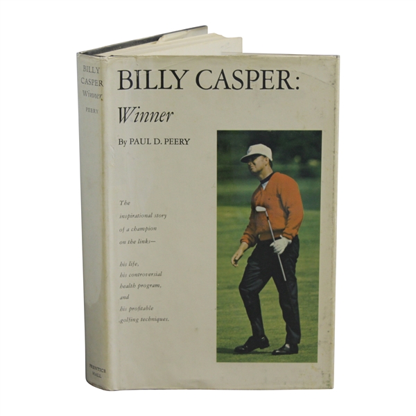 1969 Billy Casper: Winner Book  by Paul Peery in Dust Jacket