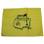 Craig Stadler Signed 2009 Masters Embroidered Flag with Year Won Notation JSA ALOA