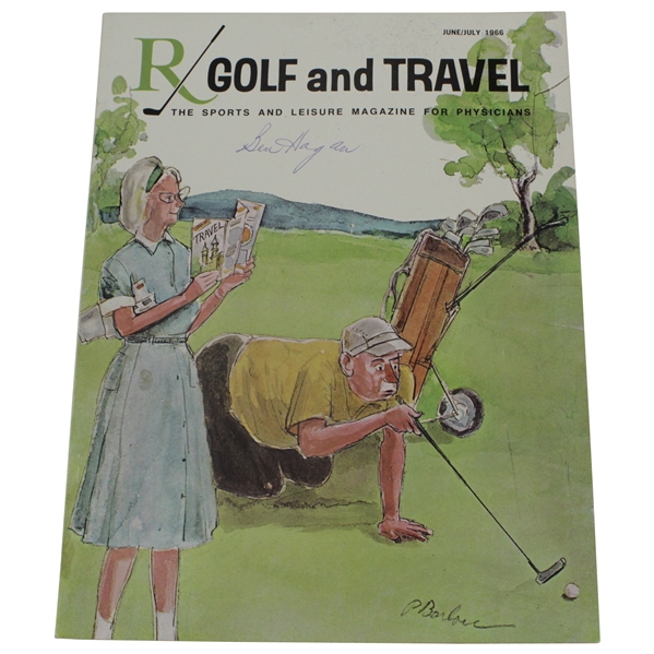 Ben Hogan Signed 1966 Golf & Travel Magazine - June/July JSA ALOA