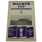 1951 Walker Cup at Birkdale Official Program - May 11th & 12th