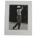 Ben Hogan Signed 8x10 Jules Alexander Photo Print - Follow Through JSA ALOA