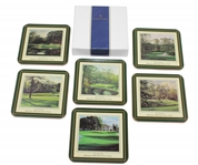 Masters Tournament Pimpernel Six Commemorative Coasters in Original Box