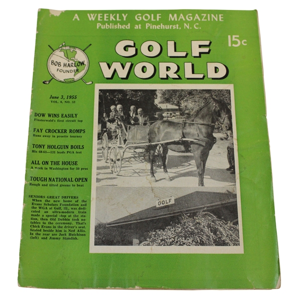 1955 Golf World Weekly Magazine - Published at Pinehurst
