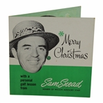 Sam Snead Merry Christmas with Personal Golf Lesson Wilson Phonograph Record - Unused