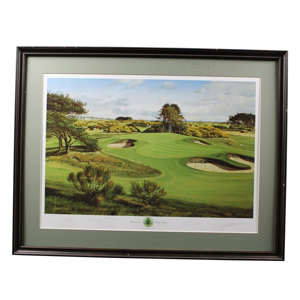 Carnoustie Golf Links Ltd Ed 693/850 Artist Graeme Baxter Signed Print - Framed