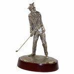 Young Tom Morris Solid Sterling Silver Golfer Figure on Plinth