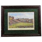 Arthur Weaver The Final Green Ltd Ed #15/400 Print - 1995 Old Golf Shop - Framed