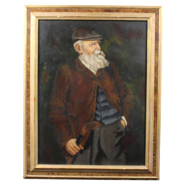 Original Tom Morris Oil on Canvas Large Painting - Deluxe Framed
