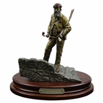 Ltd Ed Old Tom Morris Keeper of the Greens Statue #319/2500 on Plinth by Michael Roche - 1991
