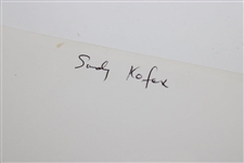 Baseball Hall of Famer Sandy Koufax Golfing Alex J. Morrison Photo