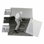 Jack Nicklaus Eldorado 2-1-1962 Photo with Original Negative & Two Small Photos