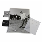 Arnold Palmer 4-16-1969 Photo with Original Negative & Small Photo
