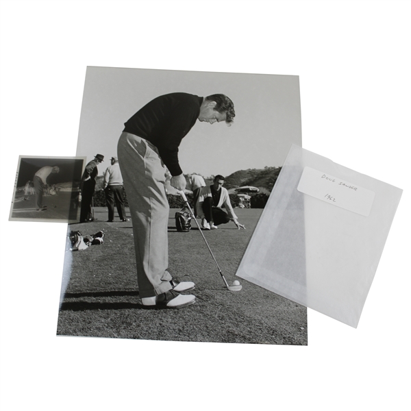 Doug Sanders 1962 Putting Alex J. Morrison Photo with Original Negative