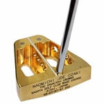 Naomichi Joe Ozaki The Chunichi Crowns Winner Bobby Grace Gold Plated Putter