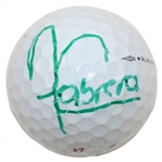 Angel Cabrera Signed Personal Used Titleist 4 Logo Golf Ball JSA ALOA