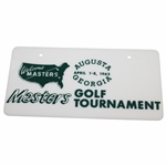 1962 Masters Golf Tournament License Plate