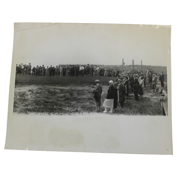 1925 Bobby Jones & Alex Smith at Lido Country Club Eliminations Matches for US Open 8x10 Wire Photo