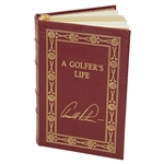 Arnold Palmer Signed 1999 Leather Bound A Golfer’s Life Collectors Edition Book JSA ALOA