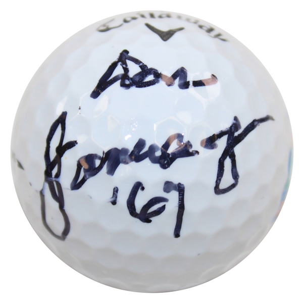Don January Signed Callaway LogoGolf Ball with 67 Notation JSA ALOA