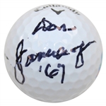 Don January Signed Callaway LogoGolf Ball with 67 Notation JSA ALOA