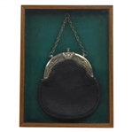 Vintage Golf Themed Pouch/Purse in Framed Display