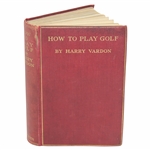 1912 How To Play Golf Fourth Edition Book by Harry Vardon 