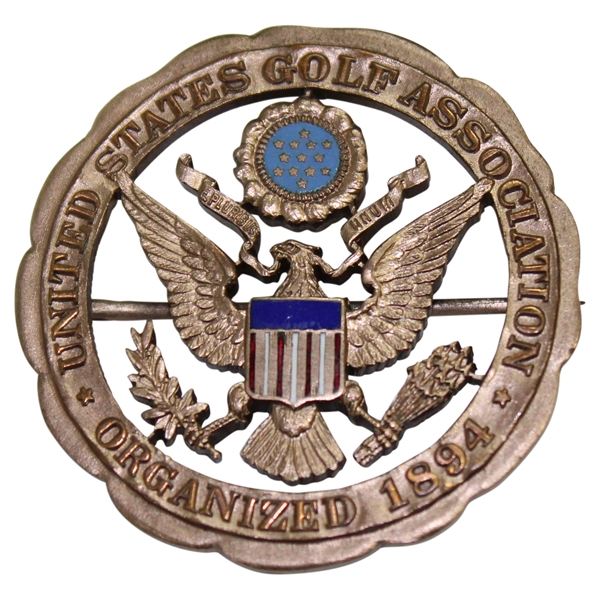 Mickey Wrights 1951 USGA Girls Junior Championship Enameled Semi-Finalist Medal (GOAT)