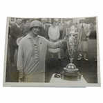 Mrs Henry Stetson Great Trophy Shot Womens Amateur Championship at Merion 10/11/26 Wire Photo