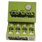 Vintage Dozen Woolworth Woolco Golf Balls in Original Box