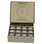 Vintage Dozen Tommy Armour Championship Golf Balls in Original Box