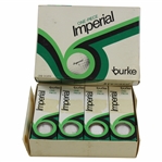 Vintage Dozen One-Piece Imperial Golf Balls by Burke in Original Box