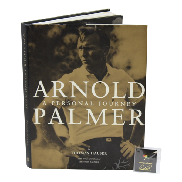 Patty Aikens Personal Arnold Palmer A Personal Journey Book with & Umbrella Pin