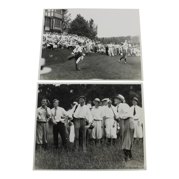 Two (2) Original Tommy Armour Original Photos from US Open at Interlachen