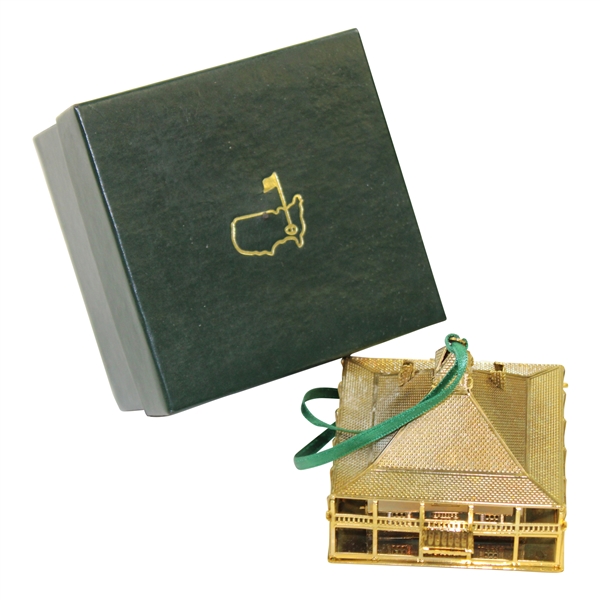 Undated Augusta National Masters Clubhouse Ornament in Original Box