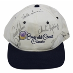 Arnold Palmer, Trevinio, Irwin, Chi-Chi & others Multi-Signed Emerald Coast Classic Hat JSA ALOA