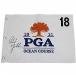 Phil Mickelson Signed 2021 PGA Championship Embroidered Flag - Rare JSA ALOA
